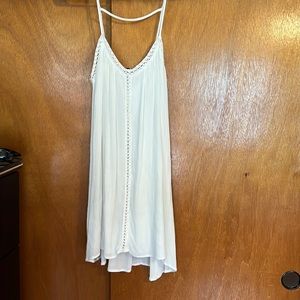 White boho style dress
